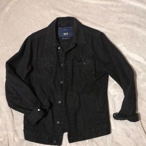 Zara black denim jean jacket